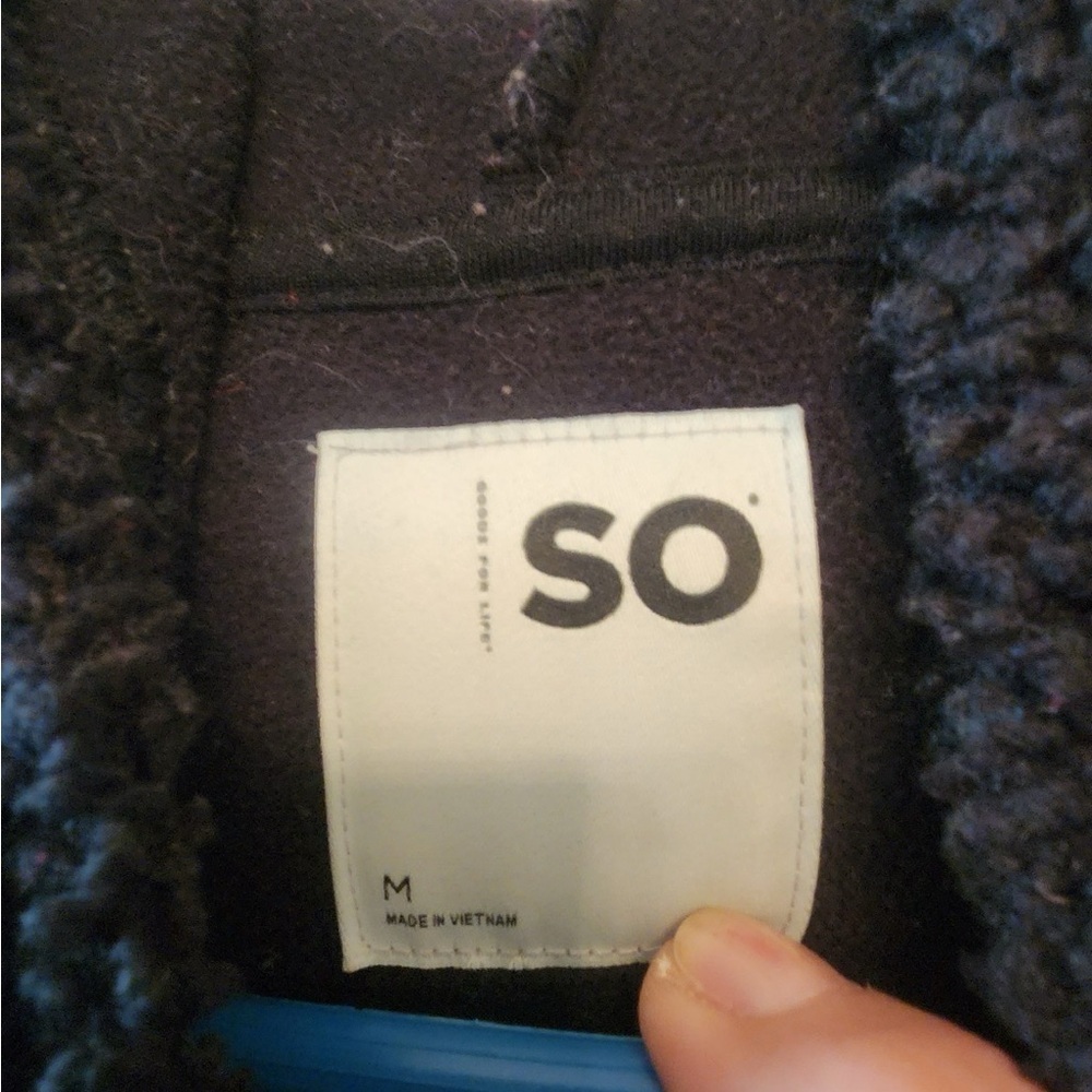 So fleece black heavy weight pullover size womens medium - Picture 3 of 3